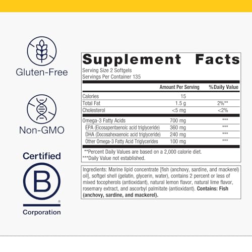  Metagenics OmegaGenics Fish Oil EPA-DHA 300mg for Heart Health Support
| Metagenics OmegaGenics Fish Oil EPA-DHA 300mg 