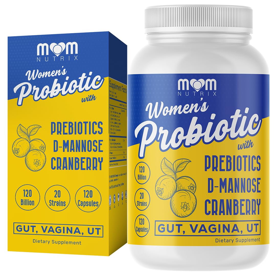 Probiotic for Women - Vaginal & UT Health, pH Balance, Feminine & Digestive Health - Prebiotics with Probiotics, Cranbe