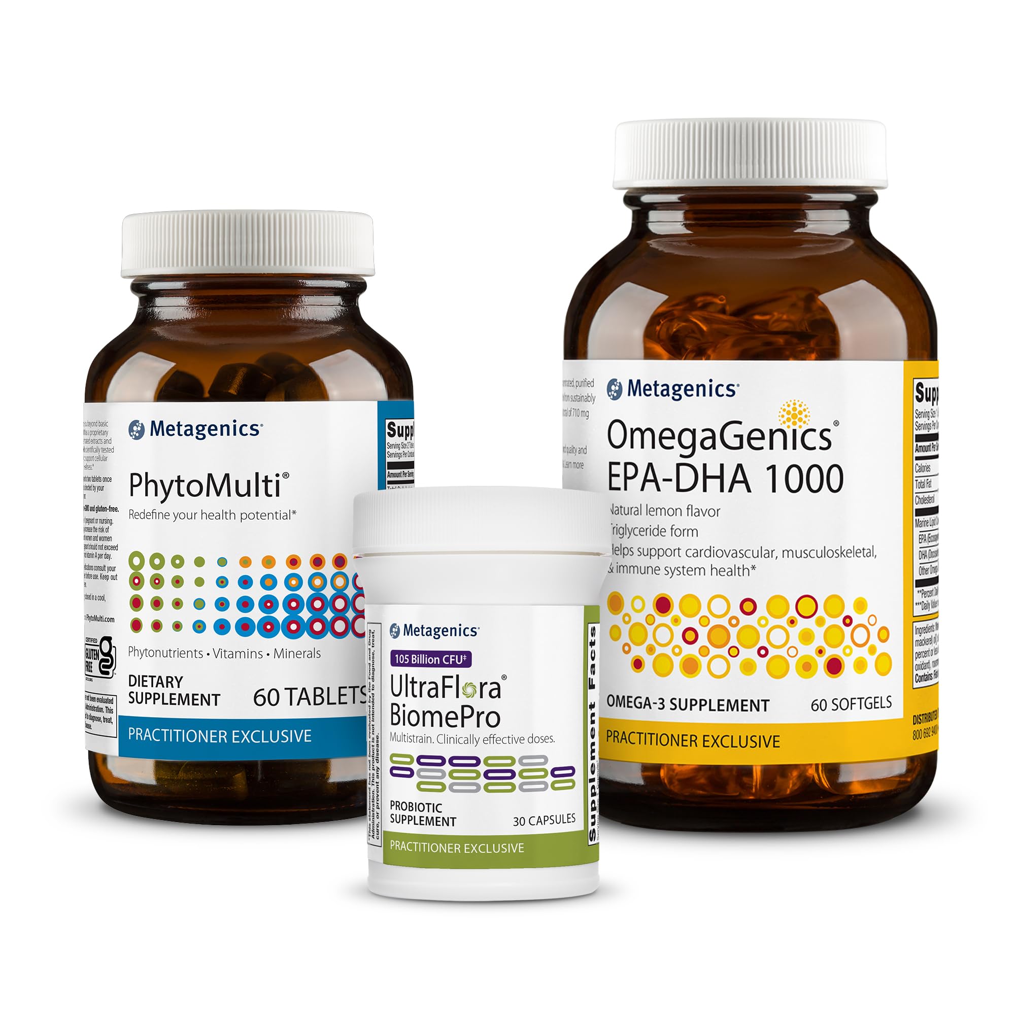 Metagenics PhytoMulti Nutritional Supplement for Men and Women - Digestive Health - 60 Tablelets
| OmegaGenics EPA-DHA